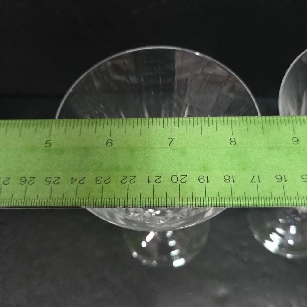 Cristal d'Arques Durand Sherry Glasses, Set of 2, Vintage Elysee‎ Taille Design